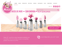 Tablet Screenshot of mago.com.br